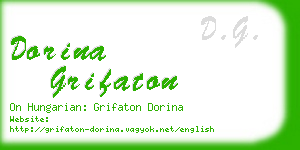 dorina grifaton business card